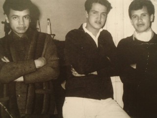 Pioneros del rocanrol zacatecano; por supuesto, "El Chicles", baterista de los Zoser’s, a la derecha