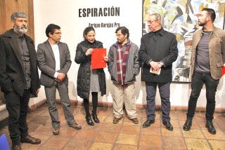 La exposición se encuentra en la Galería Arroyo de la Plata. A la inauguración acudió el titular del IZC ■ FOTOS: LA JORNADA ZACATECAS