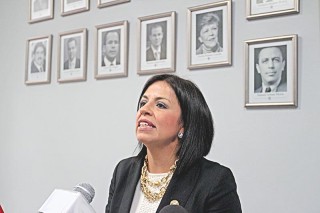 María Guadalupe Medina, coordinadora de la bancada del PAN en la Legislatura de Zacatecas ■ FOTO: ERNESTO MORENO