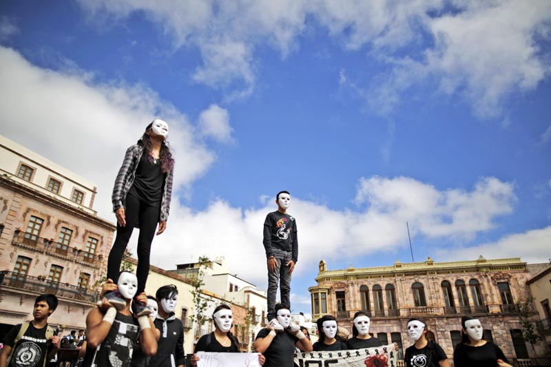 Se pidió justicia para los 43 de Ayotzinapa
