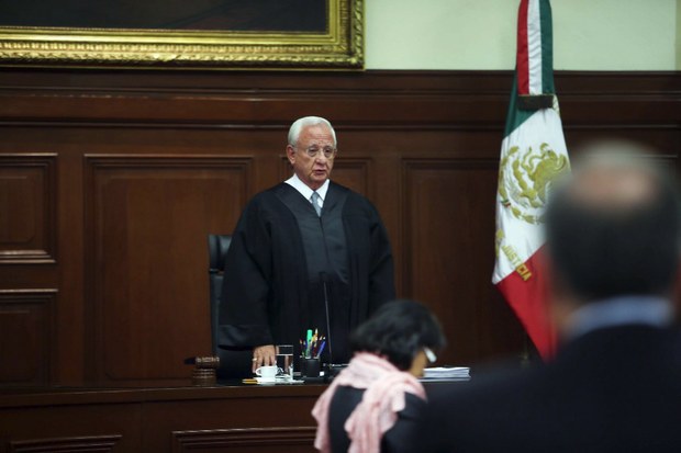 Imagen de la Suprema Corte de Justicia de la Nación, el 2 de enero de 2014. Foto Jesús Villaseca