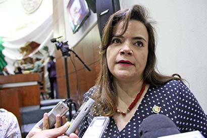 Susana Rodríguez, presidenta de la mesa directiva ■ foto: andrés sánchez