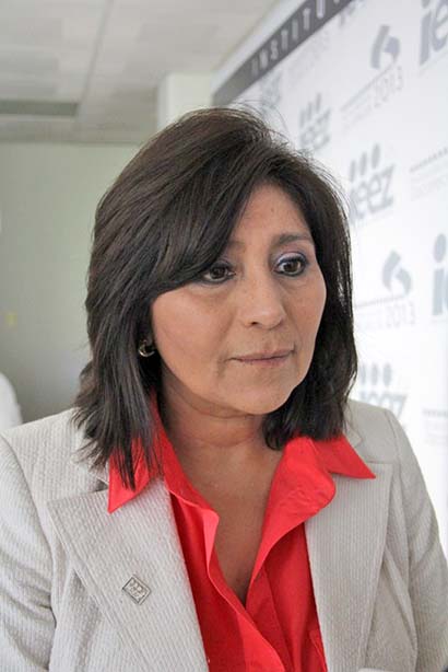 Catalina Soto Acosta, presiente del órgano comicial local ■ foto: la jornada zacatecas