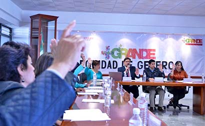 Aspectos de la primera sesión ordinaria del Comité para Equidad de Género de la presidencia de Guadalupe ■ foto: LA JORNADA ZACATECAS