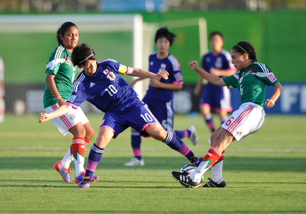 La selección mexicana quedó eliminada de la Copa del Mundo de Futbol Femenil Costa Rica 2014 al perder 0-2 frente a su similar de Japón. Foto Xinhua