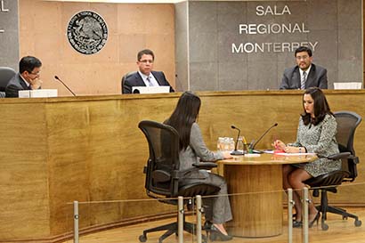 Aspecto de la Sesión en el Tribunal Electoral del Poder Judicial de la Federación (TEPJF) ■ FOTO: LA JORNADA ZACATECAS