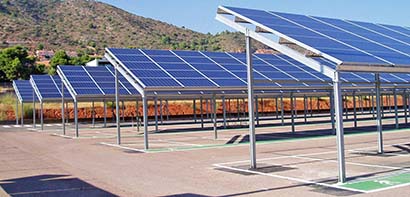 Aspectos de paneles solares utilizados en edificios ■ foto: la jornada zacatecas