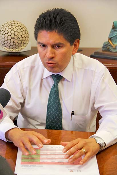 Fernando Soto Acosta, titular de la Secretaría de Finanzas ■ FOTO: LA JORNADA ZACATECAS