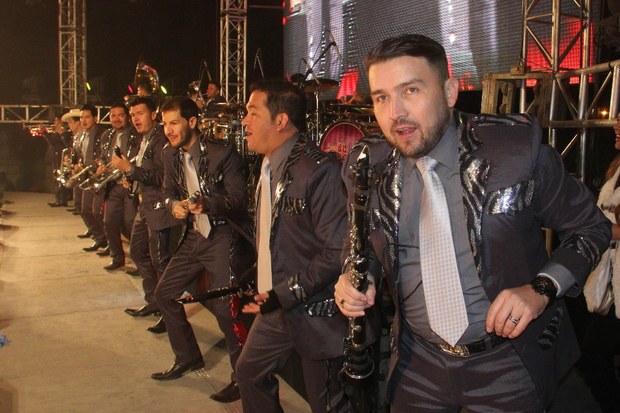 La banda sinaloense El Recodo participó en las actividades del carnaval de Mazatlán. Foto: Cuartoscuro