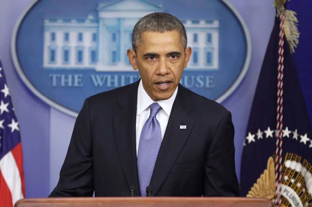 El presidente estadunidense, Barack Obama, durante una conferencia el 17 de marzo pasado en Washington. Foto Ap