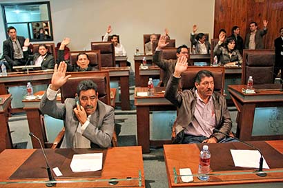 Imagen de archivo de una sesión de la 60 Legislatura ■ FOTO: LA JORNADA ZACATECAS