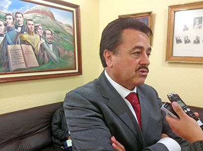 Alfredo Femat Bañuelos, diputado local por el PT ■ FOTO: ALMA TAPIA