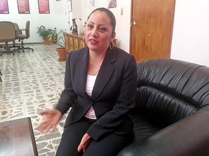 Olga Alicia Castro Ramírez aseguró que no cambiará la integración de la Junta Local con la creación del INE ■ FOTO: ALMA TAPIA