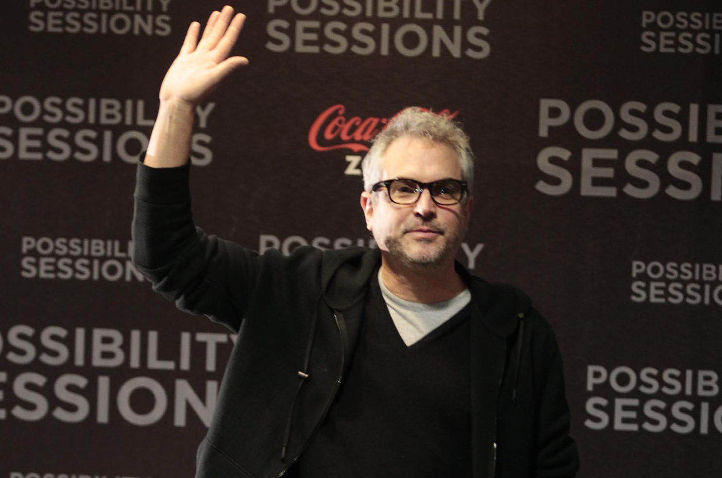 El cineasta Alfonso Cuarón al participar en un evento en la ciudad de México. Foto: La Jornada
