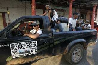 También retomaron la cabecera municipal de Nuevo Urecho, ubicada en el valle de Apatzingán. Foto: La Jornada