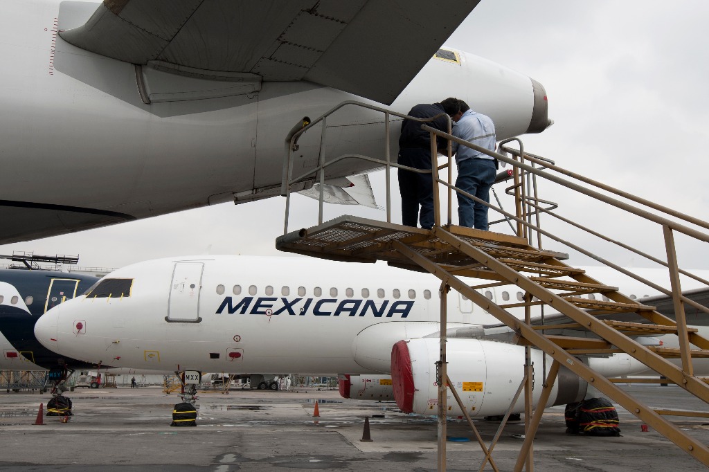 Base de Mantenimiento de Mexicana de Aviación, en imagen del año pasado. Foto: La Jornada