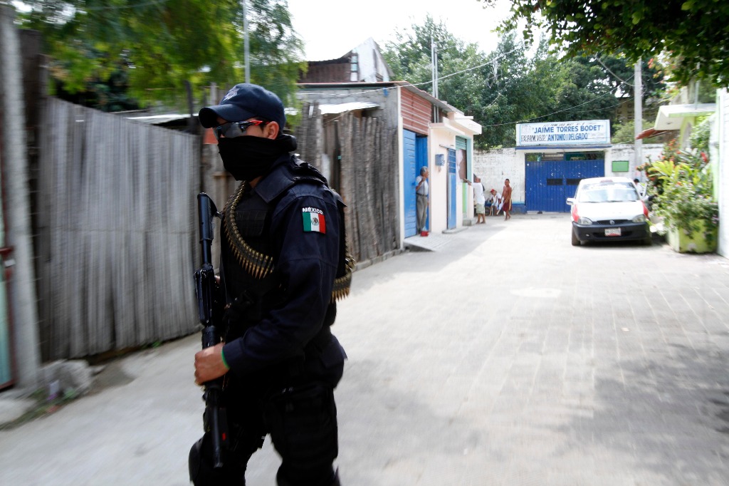 Imagen de archivo de elementos de la Policía Federal durante un operativo antisecuestros en Guerrero. Foto Cuartoscuro