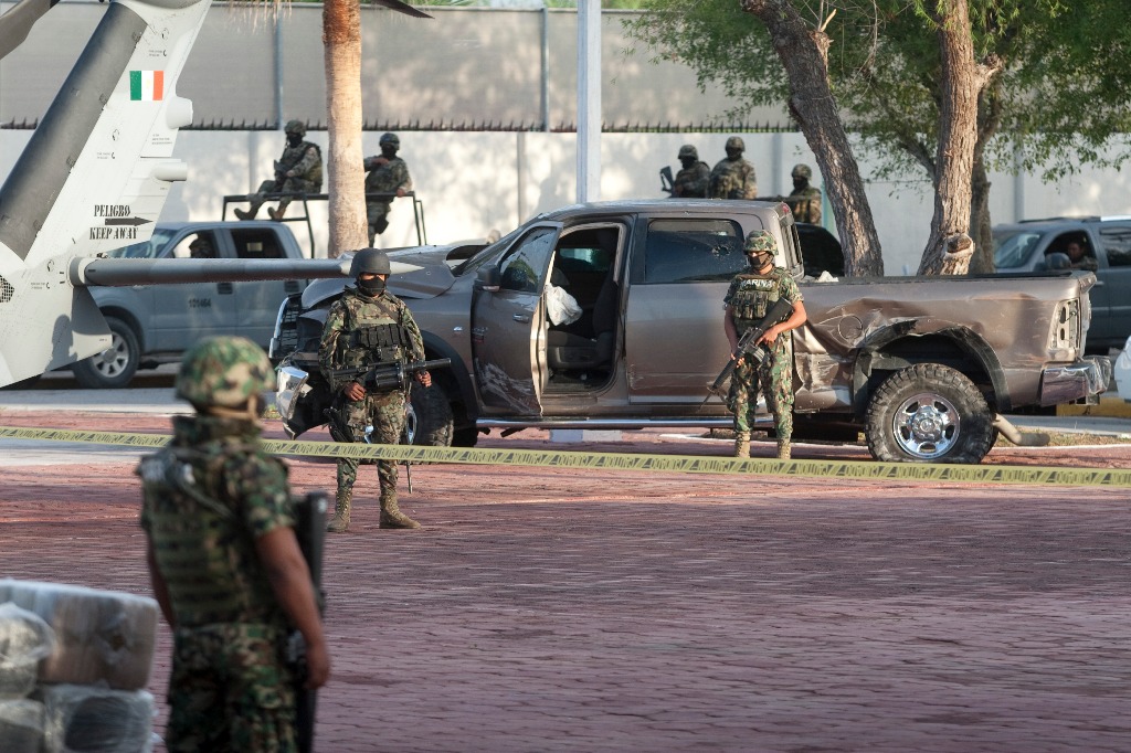 El secretario general de Gobierno, señaló esta mañana que hay un patrullaje constante en Tampico y Ciudad Madero. Foto: Guillermo Pérez/Cuartoscuro
