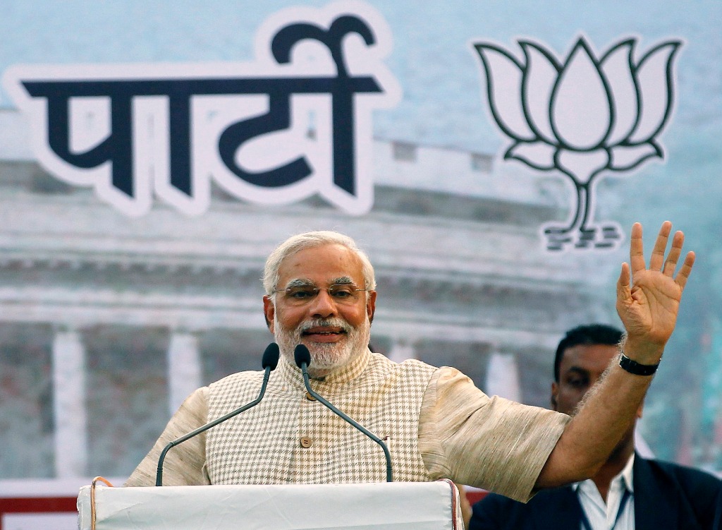 India El nacionalista Narendra Modi afirmó este viernes que trabajará por el bien de todos los indios. Foto Reuters