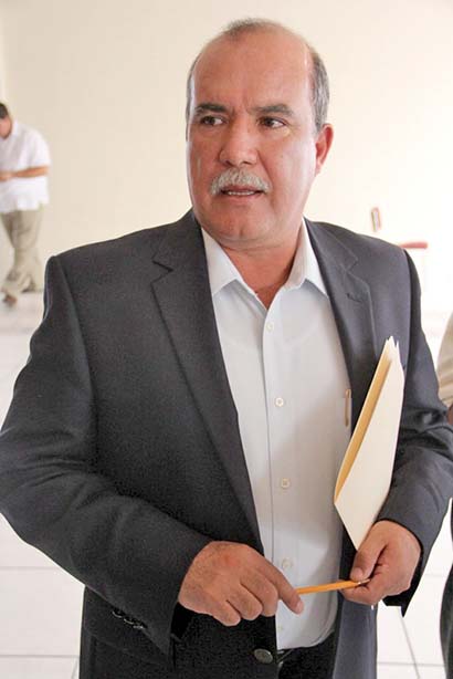 Omar Pereyra Pérez, líder de la sección 34 del SNTE ■ FOTO: LA JORNADA ZACATECAS