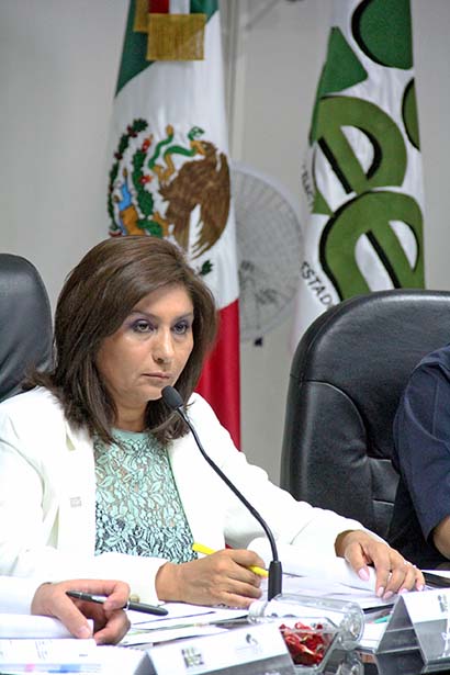 Catalina Soto Acosta, consejera presidenta del IEEZ ■ FOTO: ANDRÉS SÁNCHEZ