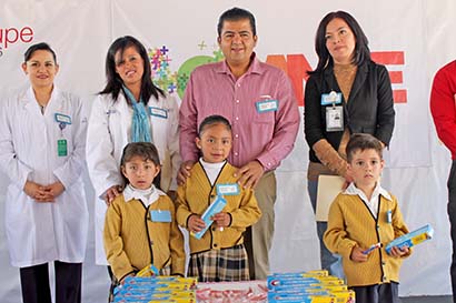 Enseñarán a los pequeños la técnica correcta de cepillado ■ fotos: rafael de santiago