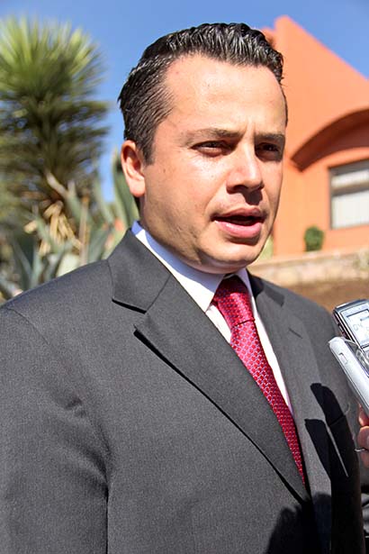 Eduardo López Carrillo, delegado de la Secretaría de Economía (SE) en Zacatecas ■ FOTO: ANDRÉS SÁNCHEZ