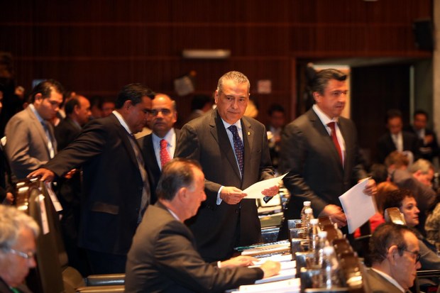 En imagen, sesión en el Congreso de la Unión. Foto: La Jornada