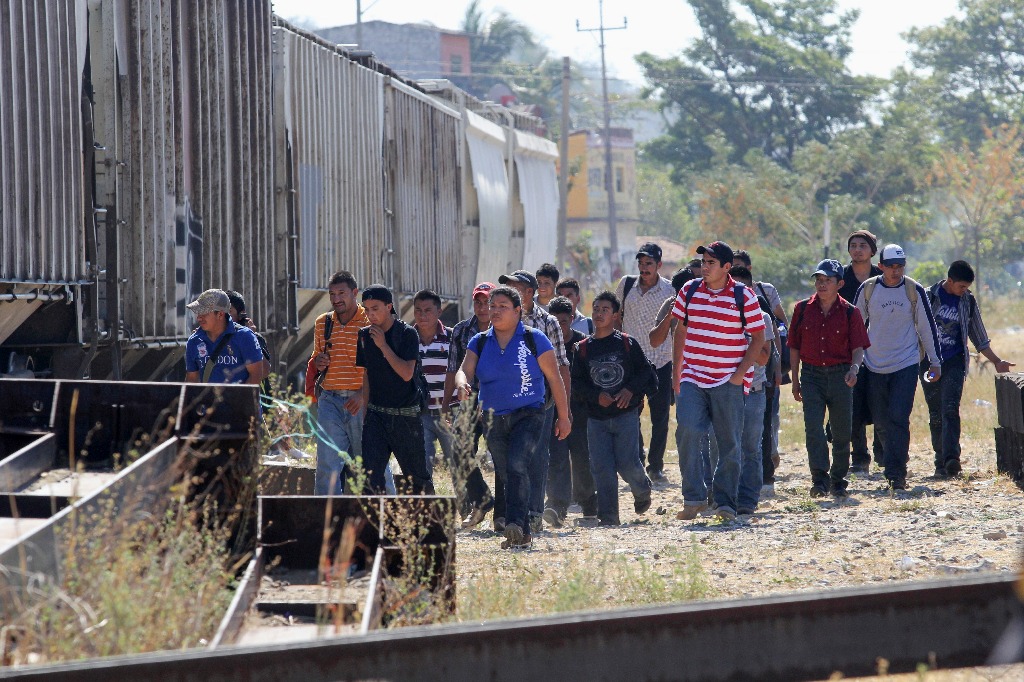Imagen de migrantes en Chiapas, el 03 de febrero de 2014. Foto Elizabeth Ruíz / Cuartoscuro