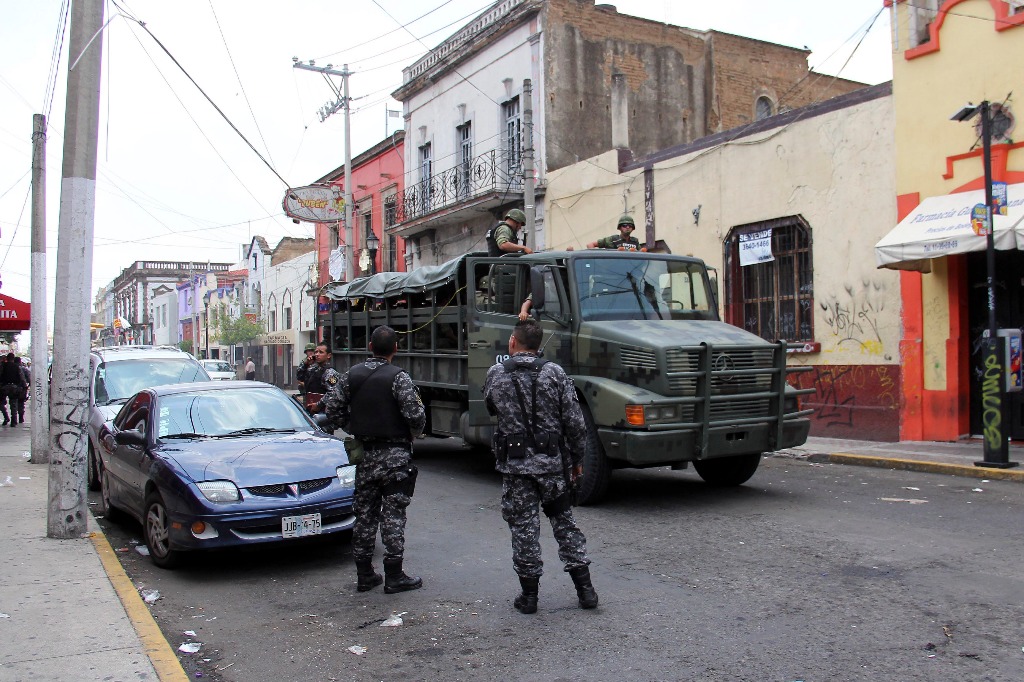 Operativo de seguridad de fuerzas federales en Guadalajara, Jalisco, en julio pasado. Foto Cuartoscuro / Archivo