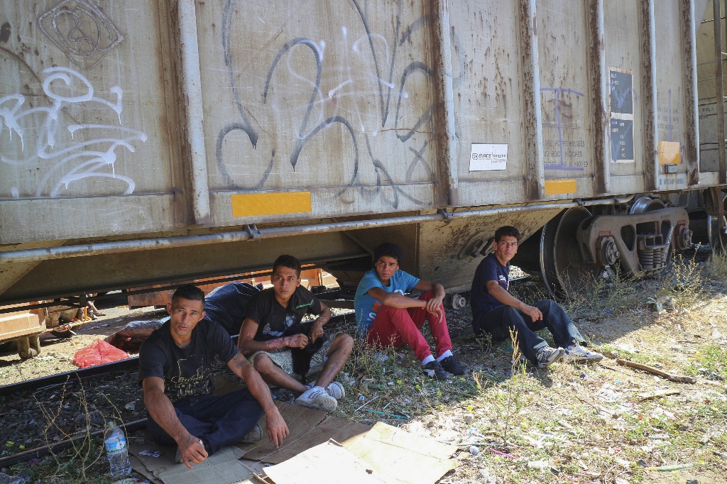 Imagen de migrantes en Chiapas, el 03 de febrero de 2014. Foto Elizabeth Ruíz / Cuartoscuro