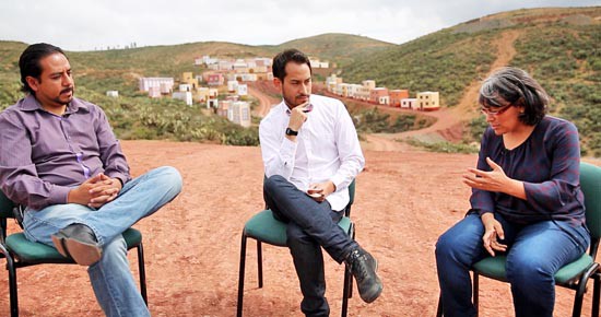 Jacobo Bernal, Carlos Navarrete y Mariana Terán ■ foto: MIGUEL áNGEL NúÑEZ