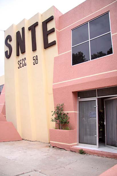 Instalaciones de la sección 58 del SNTE en Zacatecas ■ FOTO: LA JORNADA ZACATECAS