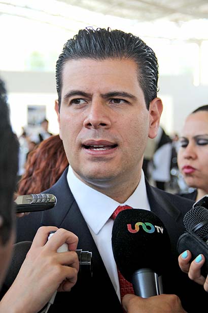 Miguel Alonso Reyes, gobernador del estado ■ foto: La Jornada Zacatecas