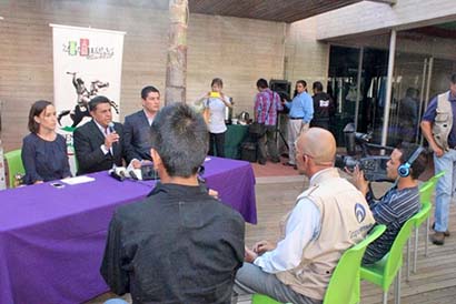Funcionarios zacatecanos ofrecieron una conferencia de prensa ■ FOTO: LA JORNADA ZACATECAS