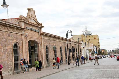 Aspecto de la avenida principal de la cabecera municipal de Guadalupe