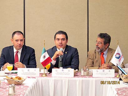 Alejandro Tello, Joshua Mendoza y José Franco ■ foto: La Jornada Zacatecas