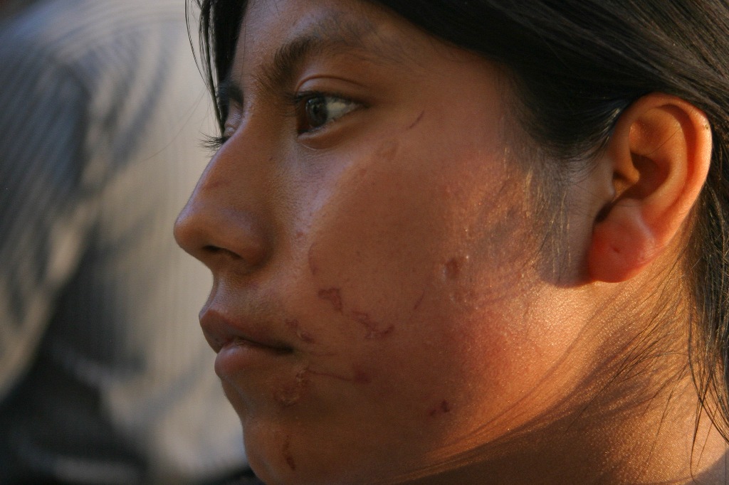 Mariana, indígena mixteca, sufrió acoso por parte de algunos compañeros de la secundaria técnica 49, ubicada en Tepito. Foto de archivo / Víctor Camacho
