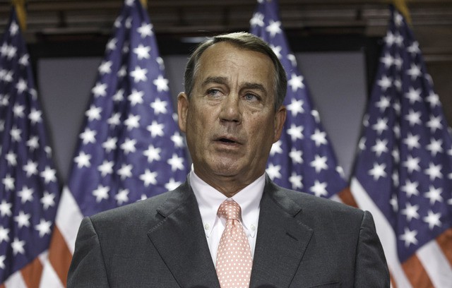 El presidente de la Cámara de Representantes de EU, John Boehner. Foto Ap / Archivo