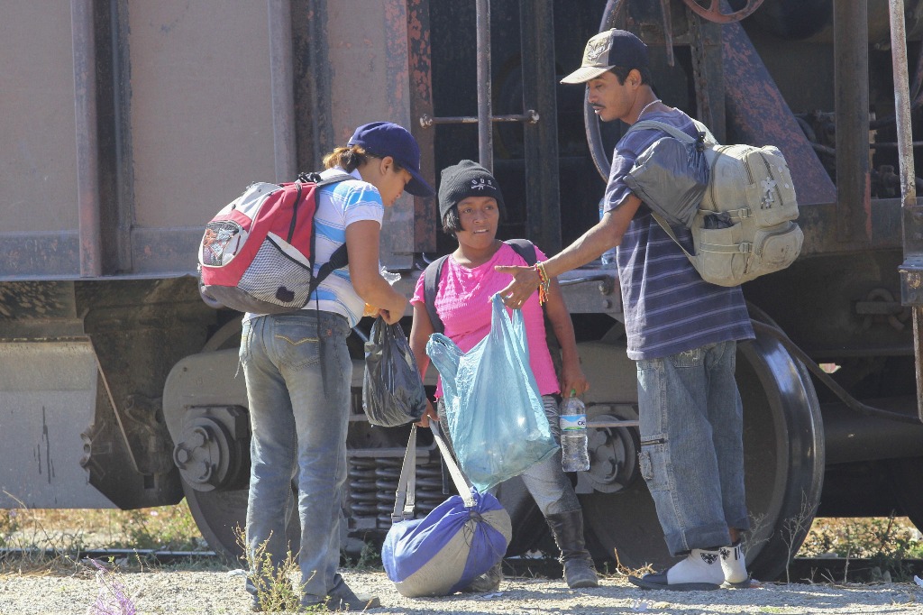 Imagen de migrantes salvadoreños en Chiapas, el 03 de febrero de 2014. Foto Elizabeth Ruíz / Cuartoscuro