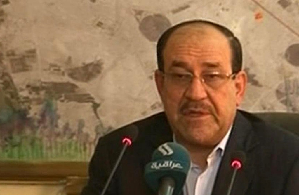 El primer ministro de Irak, Nuri Maliki, llamó al pueblo a estar unidos en la lucha contra el grupo rebelde ISIL. Foto Ap