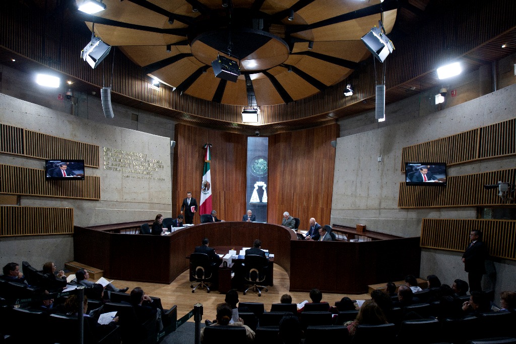 Sesión del Tribunal Electoral el pasado 28 de mayo. Foto Cristina Rodríguez