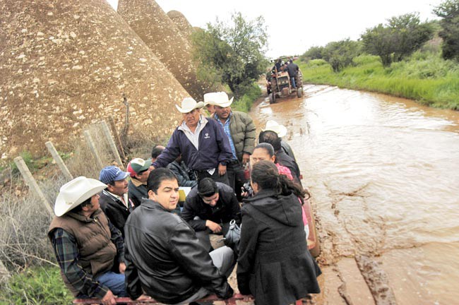 Autoridades de Guadalupe realizaron una evaluación de daños ■ foto: La Jornada Zacatecas