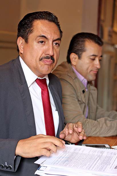Camerino Eleazar Márquez Madrid, representante del PRD ante el INE ■ FOTO: ANDRÉS SÁNCHEZ