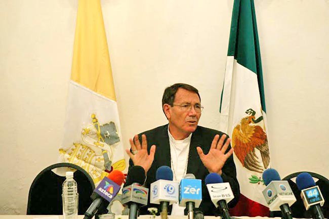 Sigifredo Noriega Barceló, obispo de Zacatecas ■ foto: andrés sánchez