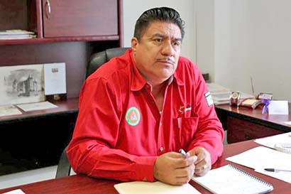 Felipe Muñoz Ruvalcaba, director estatal de PC ■ foto: La Jornada Zacatecas