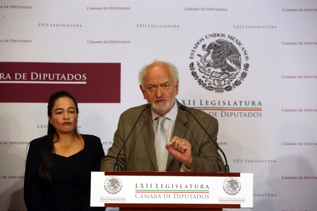 Alberto Athié en conferencia el pasado 10 de abril. Foto: La Jornada