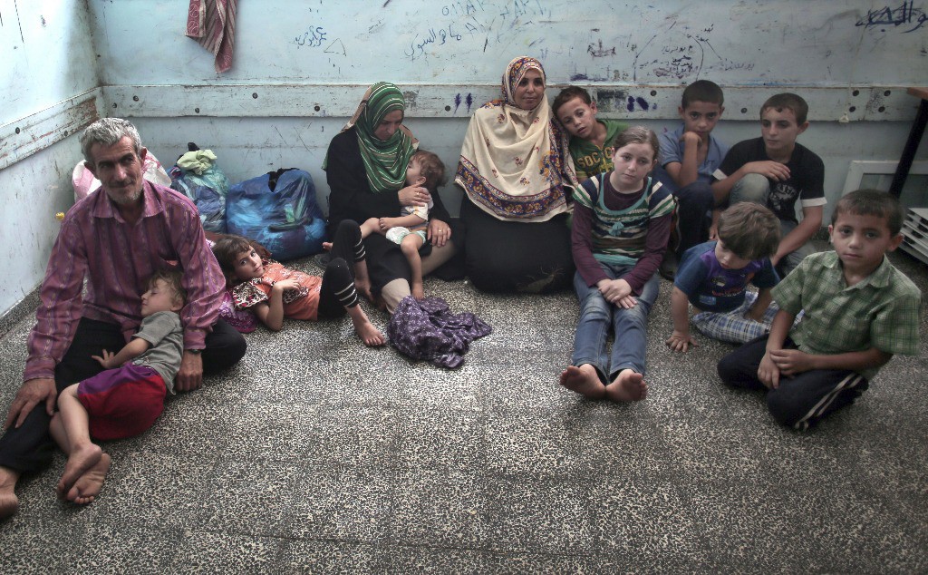 Los hijos del clan Attar (en la imagen) han vivido tres guerras en poco más de cinco años en Gaza. Foto Ap