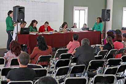 Aspectos del proceso de cambios de adscripción para maestros y personal de apoyo ■ FOTO: ANDRÉS SÁNCHEZ