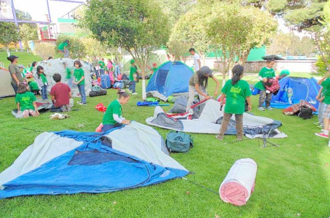 Participaron 204 niños en la edición de este año del campamento de verano ■ FOTOs: LA JORNADA ZACATECAS